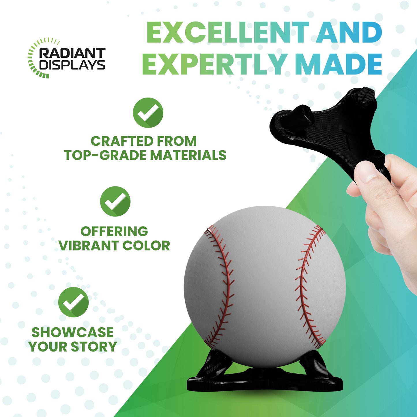 Radiant Displays Small Ball Display Stand