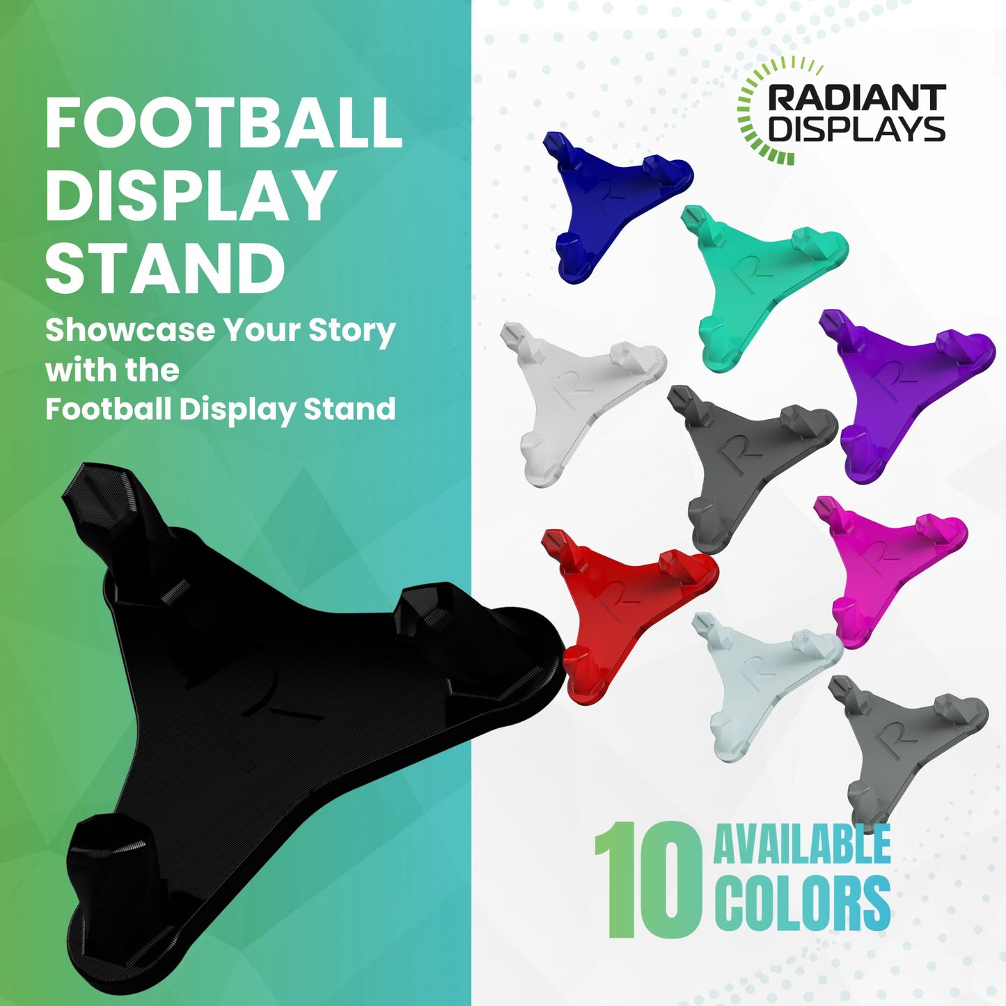 Radiant Displays Football Display Stand