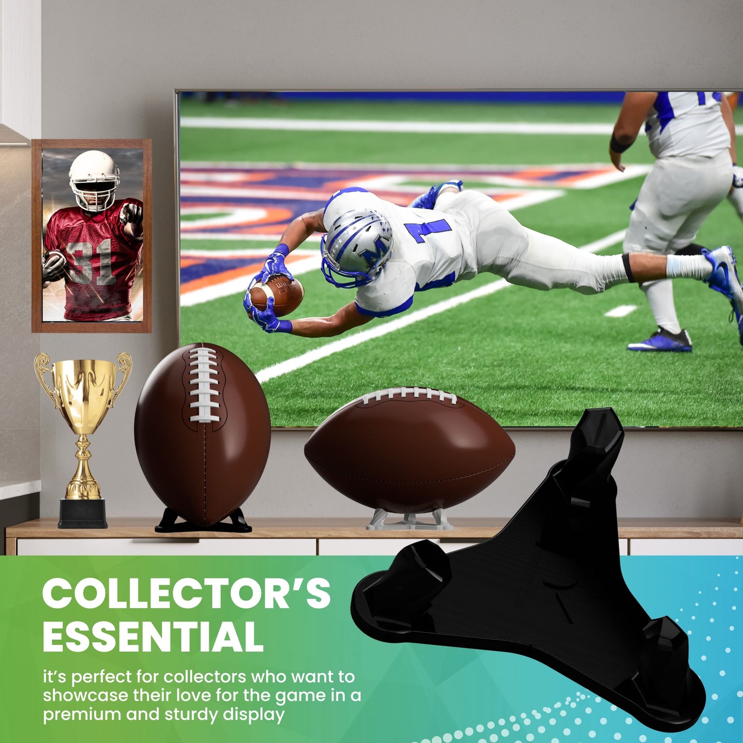 Radiant Displays Football Display Stand